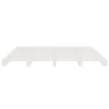Lit de palette blanc 120x200 cm bois de pin massif