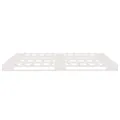 Lit de palette blanc 120x200 cm bois de pin massif