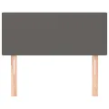 Tête de lit Gris 100x5x78/88 cm Similicuir