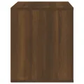 Table de chevet Chêne marron 50x39x47 cm