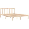 Cadre de lit bois de pin massif 120x190 cm petit double
