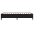 Cadre de lit Noir 90x190 cm Tissu