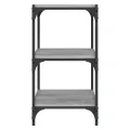 Bibliothèque Sonoma gris 40x33x70,5 cm Bois d'ingénierie acier