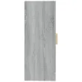 Armoire murale suspendue Sonoma gris 69,5x34x90 cm