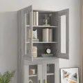 Armoire murale suspendue Sonoma gris 69,5x34x90 cm