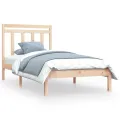 Cadre de lit Bois massif 90x200 cm