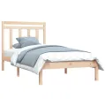 Cadre de lit Bois massif 90x200 cm