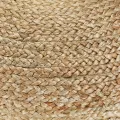 Pouf fait à la main Vert olive 40 x 45 cm Jute