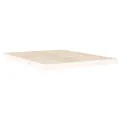 Cadre de lit blanc 150x200 cm très grand bois de pin massif
