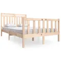 Cadre de lit Bois massif 120x200 cm