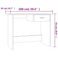 Bureau Chêne sonoma 100 x 50 x 76 cm Aggloméré