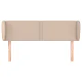 Tête de lit avec oreilles Cappuccino 147x23x78/88 cm Similicuir