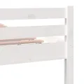 Cadre de lit Blanc Bois massif 100x200 cm
