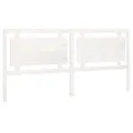 Tête de lit Blanc 205,5x4x100 cm Bois massif de pin