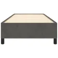 Cadre de lit Gris foncé 90x190 cm Velours