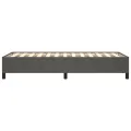 Cadre de lit Gris foncé 90x190 cm Velours