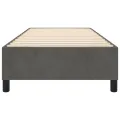 cadre de lit Gris foncé 100x200 cm Velours