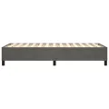 cadre de lit Gris foncé 100x200 cm Velours