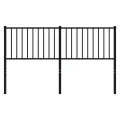 Tête de lit métal noir 160 cm