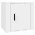 Tables de chevet 2 pcs Blanc 50x39x47 cm