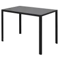 Ensemble de table à manger cinq pièces noir et blanc