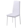 Ensemble de table à manger cinq pièces noir et blanc