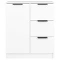 Buffet Blanc 60x30x70 cm Bois d'ingénierie