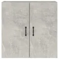 Armoire murale Gris béton 60x31x60 cm Bois d'ingénierie