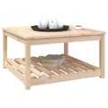 Table de jardin 82,5x82,5x45 cm bois massif de pin
