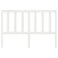 Tête de lit Blanc 146x4x100 cm Bois massif de pin