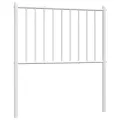 Tête de lit métal blanc 75 cm
