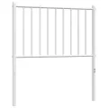 Tête de lit métal blanc 75 cm