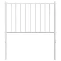 Tête de lit métal blanc 75 cm