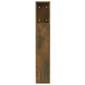 Armoire de tête de lit chêne fumé 120x18,5x102,5 cm