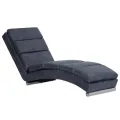 Chaise longue Gris Similicuir daim