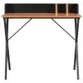 Bureau Noir et marron 80x50x84 cm