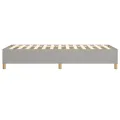 cadre de lit Gris clair 80x200 cm Tissu