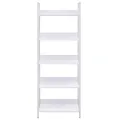 Bibliothèque à 5 niveaux noir 60x27,6x158,5cm bois d'ingénierie