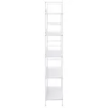 Bibliothèque à 5 niveaux noir 60x27,6x158,5cm bois d'ingénierie