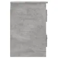 Tables de chevet murales 2 pcs gris béton 41,5x36x53 cm