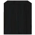 Table de chevet murale Noir 50x36x40 cm