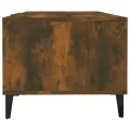 Table basse Chêne fumé 102x50x40 cm Bois d'ingénierie
