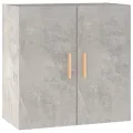 Armoire murale Gris béton 60x30x60 cm Bois d'ingénierie