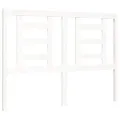 Cadre de lit avec tête de lit blanc 140x190 cm bois massif