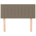 Tête de lit Taupe 100x5x78/88 cm Tissu