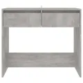 Table console Gris béton 89x41x76,5 cm Acier