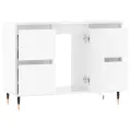 Armoire de salle de bain blanc brillant 80x33x60 cm