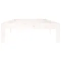 Cadre de lit Blanc Bois de pin massif 90x200 cm