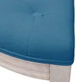 Banc Bleu 110,5x45x49 cm Velours