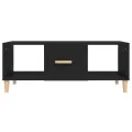 Table basse noir 102x50x40 cm bois d'ingénierie
